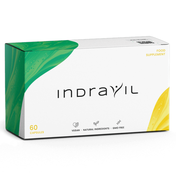 Indravil Verpackung, 60 Kapseln